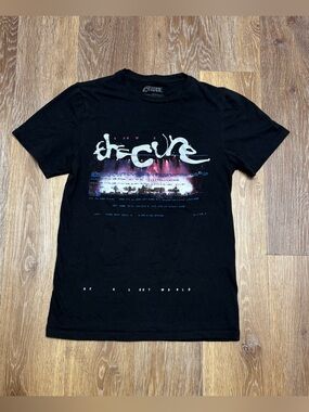 The Cure Graphic Band Tee - Black with Multicolor Print